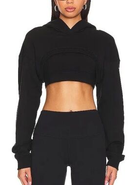 ALO Yoga | Tops | Alo Yoga Cropped Accolade Crewneck Black Xs